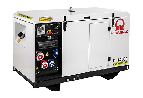 Pramac Mobiler Diesel Stromerzeuger P 14000 AVR 3 Phasen E-Start  